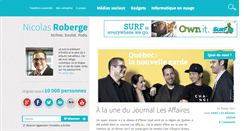 Desktop Screenshot of nicolasroberge.com